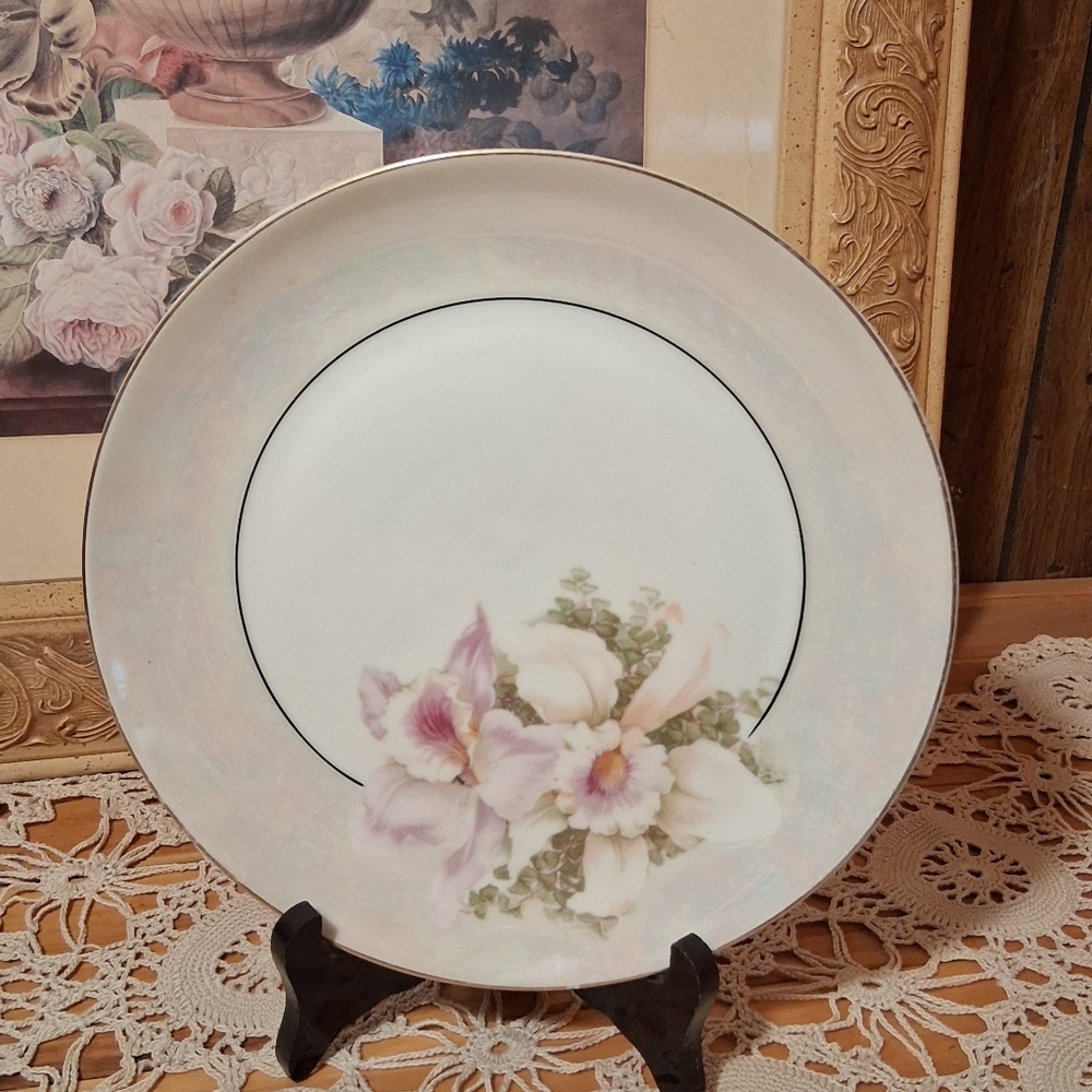 Floral Porcelain Dinner Plate